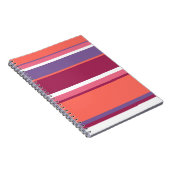 Levend koraal, rood en violet notitieboek (Rechterzijde)