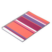 Levend koraal, rood en violet notitieboek (Linkerzijde)