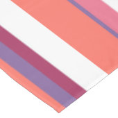 Levend koraal, rood en violet tafelkleed (Gekanteld)