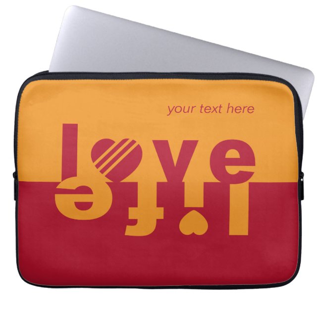LEVEND laptophoezen Laptop Sleeve (Voorkant)