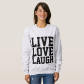LEVEND LAUGH Inspirerend dames T-Shirts (Voorkant volledig)