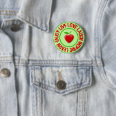 LEVEND LAUGH ... knoop Ronde Button 5,7 Cm (In situ)