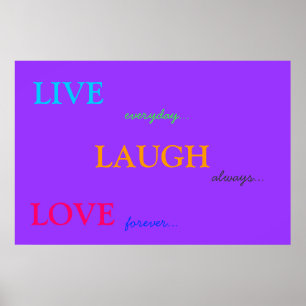 LEVEND LAUGH LOVE POSTER