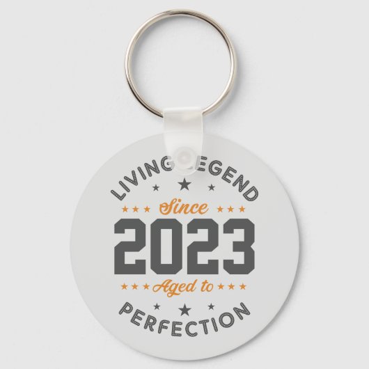 Levend Legend Klassiek Gepersonaliseerd Sleutelhanger (Achterkant)