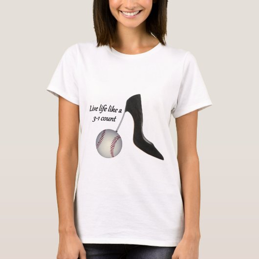 Levend leven als een 3-1 telling t-shirt (Voorkant)