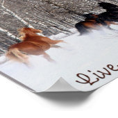 Levend leven...Alsof iemand de poort open heeft ge Poster (Hoek)