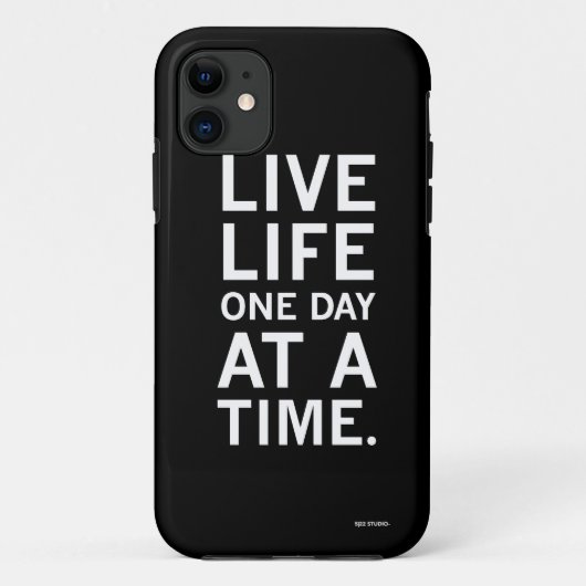 Levend leven één dag per dag in een telefoongeval Case-Mate iPhone case (Achterkant)