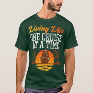 Levend leven één kruising per keer kruipende reis t-shirt