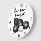 Levend leven en wandelschoenen grote klok (Hoek)