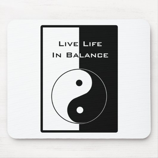 Levend leven in balans muismat (Voorkant)