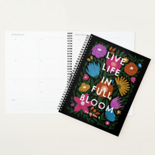Levend leven in bloemen bloemen bloemen bloemen    planner
