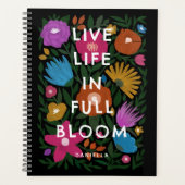 Levend leven in bloemen bloemen bloemen bloemen |  planner (Voorkant)