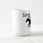 Levend leven in de mok van Gallop-paarden (Center)