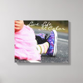 Levend leven in kleurenfotografie canvas afdruk (Voorkant)