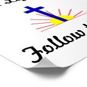 Levend leven....Volg de zoon Poster (Hoek)