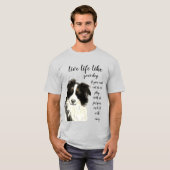 Levend leven zoals uw Inspirerend prijsopgave voor T-shirt (Voorkant volledig)