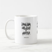 Levend Licht zal je pad overspoelen Christelijke M Koffiemok (Links)