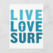 levend-liefde-surf briefkaart (Voorkant)