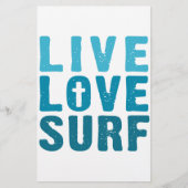 levend-liefde-surf briefpapier (Voorkant)