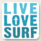 levend-liefde-surf drankjes onderzetter (Voorkant)