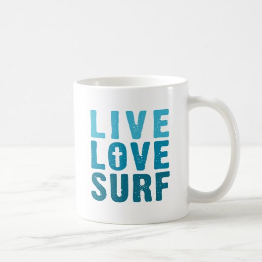 levend-liefde-surf koffiemok (Rechts)