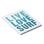 levend-liefde-surf notitieblok (Schuin)