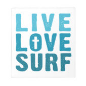 levend-liefde-surf notitieblok (Voorkant)