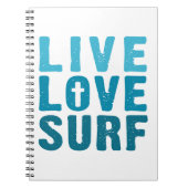 levend-liefde-surf notitieboek (Voorkant)