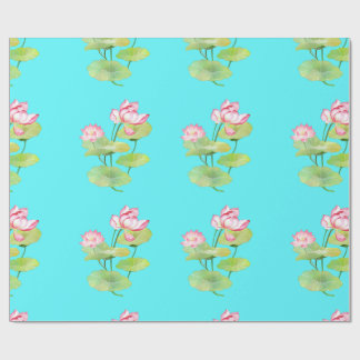 Levend Lotus Motief Cadeaupapier