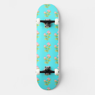 Levend Lotus Motief Persoonlijk Skateboard