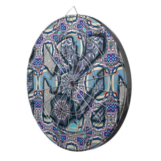 Levend metaal nr. 2 dartbord (Voorkant Rechts)