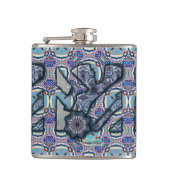 Levend metaal nr. 2 heupfles (Voorkant)