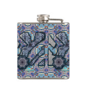 Levend metaal nr. 2 heupfles (Achterkant)