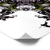 Levend monster meteoor v2 - patronen poster (Hoek)