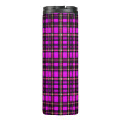 Levend Plaid Schotse Ruit Stof Thermosbeker (Achterkant)