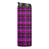 Levend Plaid Schotse Ruit Stof Thermosbeker (Geroteerd rechts)