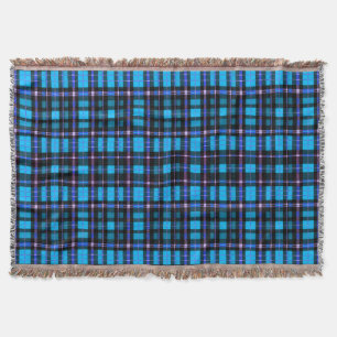 Levend Plaid Tartan Patroon Stof Deken