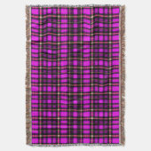 Levend Plaid Tartan Patroon Stof Deken (Voorkant Verticaal)