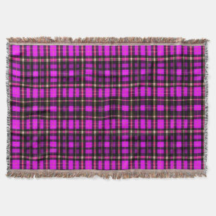 Levend Plaid Tartan Patroon Stof Deken