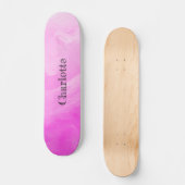 Levend Roze Persoonlijk Skateboard (Voorkant)