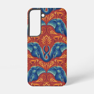 Levend Safari Tapijtpatroon - The White Lotus Samsung Galaxy Hoesje