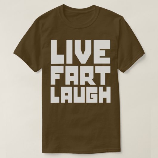 Levend scheten lachen t-shirt (Design voorkant)
