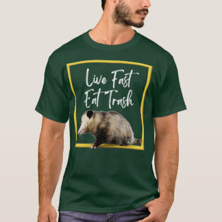 Levend snel eten vuilnis1 t-shirt