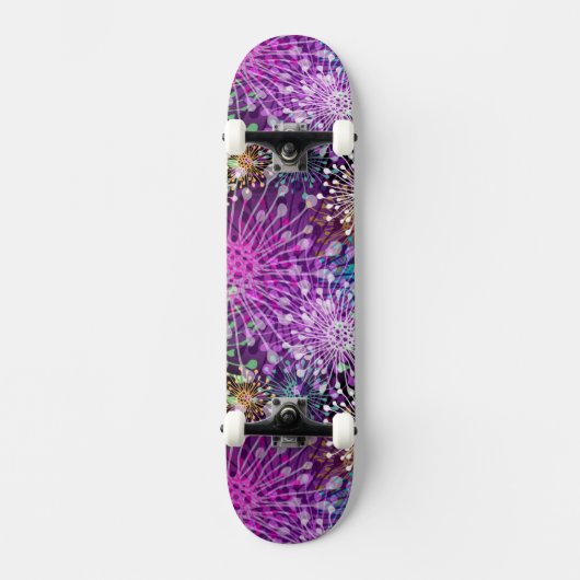 Levend Spetterend Patroon Skateboard (Voorkant)