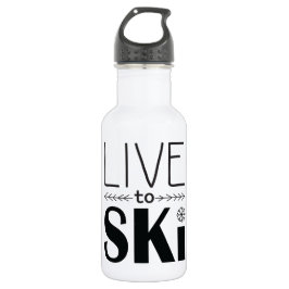 Levend tot Ski-waterfles Waterfles