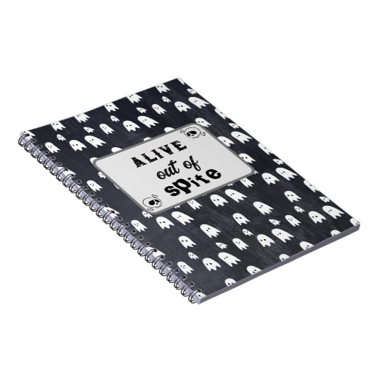 Levend uit wrok Ghost Notitieboek (Rechterzijde)