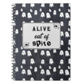 Levend uit wrok Ghost Notitieboek (Voorkant)