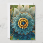 Levend Veld | Bloemrijke Mandala Kaart (Achterkant)