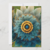 Levend Veld | Bloemrijke Mandala Kaart (Achterkant)