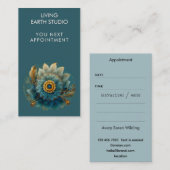 Levend Veld | Mandala Afsprakenkaartje (Voorkant / Achterkant)